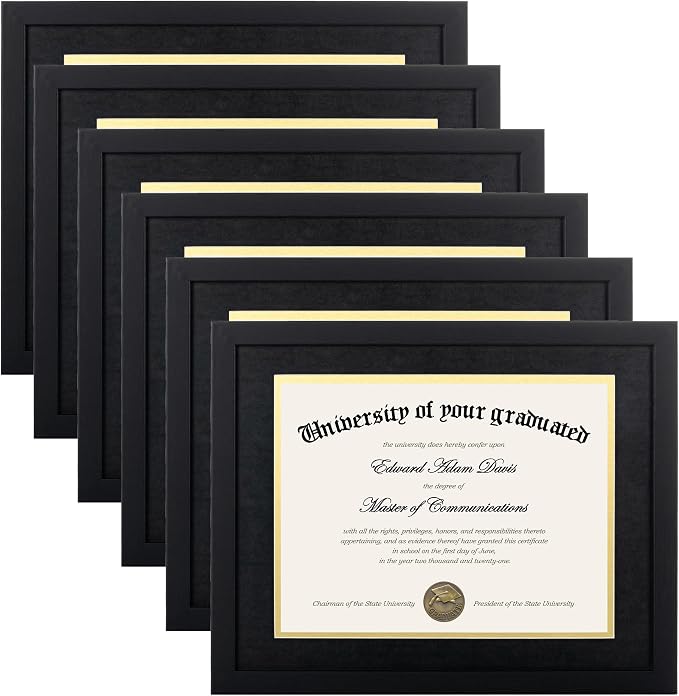 upsimples 11x14 Diploma Frame Certificate Degree Document Frame by upsimples