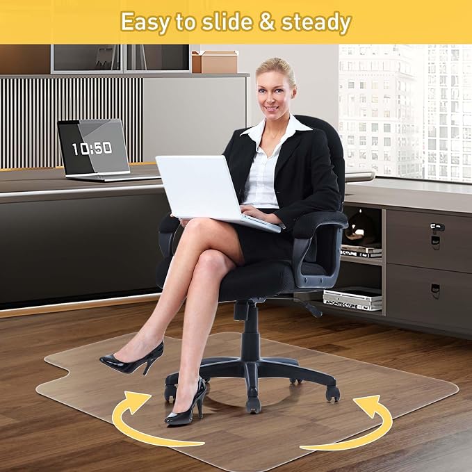 PHOUZIN Office Chair Mat 36'' X 48'', Desk Chair Mat - Image 2