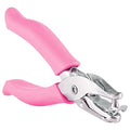 Single Hole Punch Metal Pink, 1/4” Hole Puncher by Enday