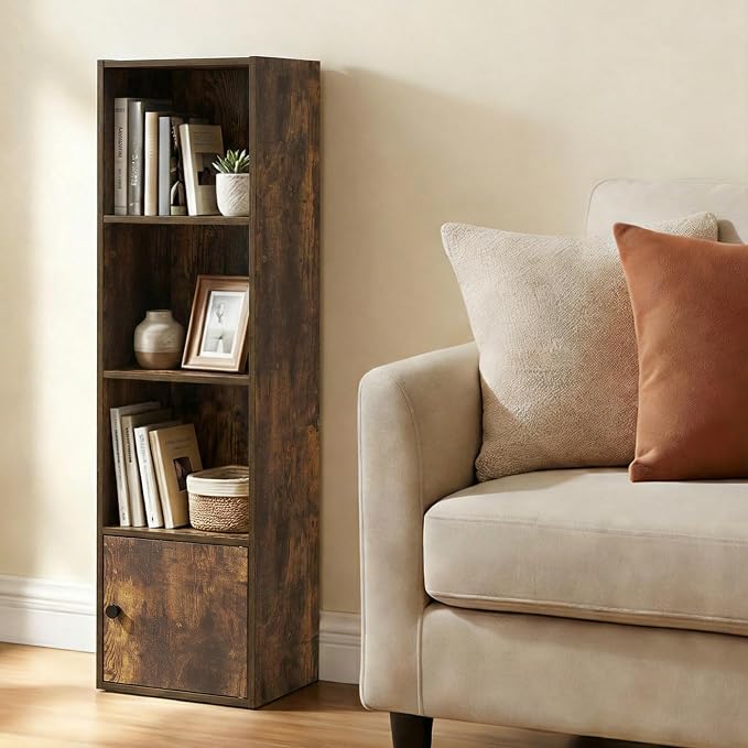 Furinno LUDER Book Shelf, 4-Tier Bookshelf - Image 5