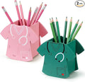 Sherr 2 Pcs Wood Pencil Holder Pencils and Sharpener Shaped Sharp and Dull Pen by Sherr