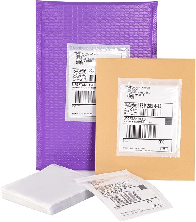 1000 PCS 4.5"x 5.5" Clear Self-Adhesive Packing List Envelopes - Image 7