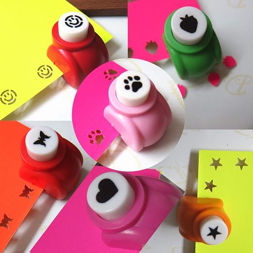 12pcs Craft Hole Punch Shapes Set, Small Paper Puncher - Image 3