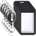 5 Pack Badge Holder Retractable Clip Heavy Duty Reels by BESARME