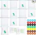 Woanger 16 Pcs Packing Cubes for Travel, Days of The Week Suitcase Organizers by Woanger