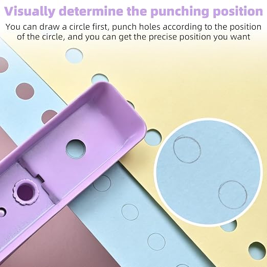 Single Hole Puncher, 1/4" Hole, 50% Labor Savings, Heavy Duty Metal Punch - Image 12