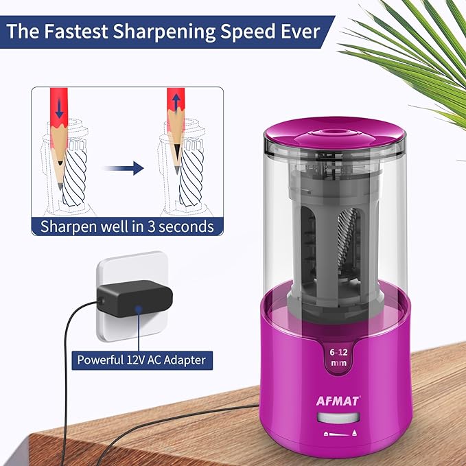AFMAT Electric Pencil Sharpener - Image 3