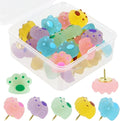 30 Pack Decorative Push Pins, Luminous Cat Paw Thumb Tacks by Koqye