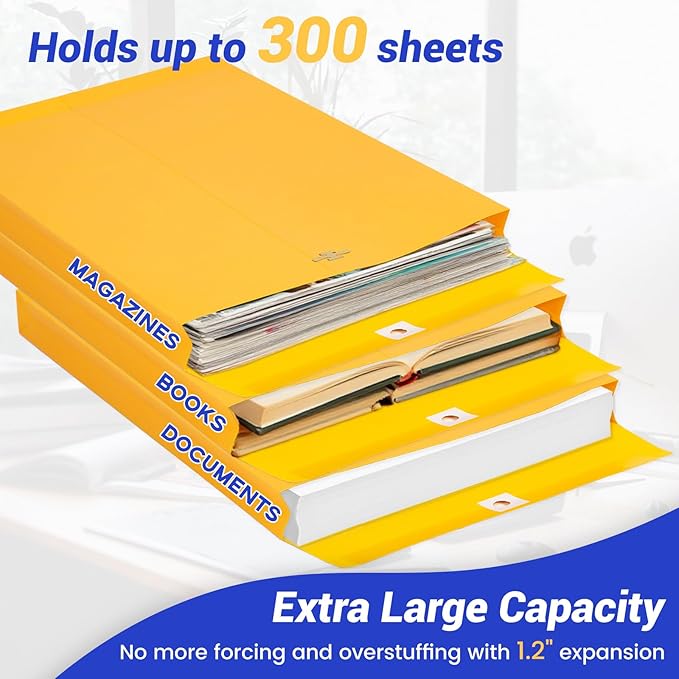 9x12 Expanding Manila Envelopes - Image 3