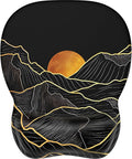 MROCO Ergonomic Mouse Pad with Gel Wrist Rest, 9.4 x 8.1 in, Gel Wrist Comfort by MROCO
