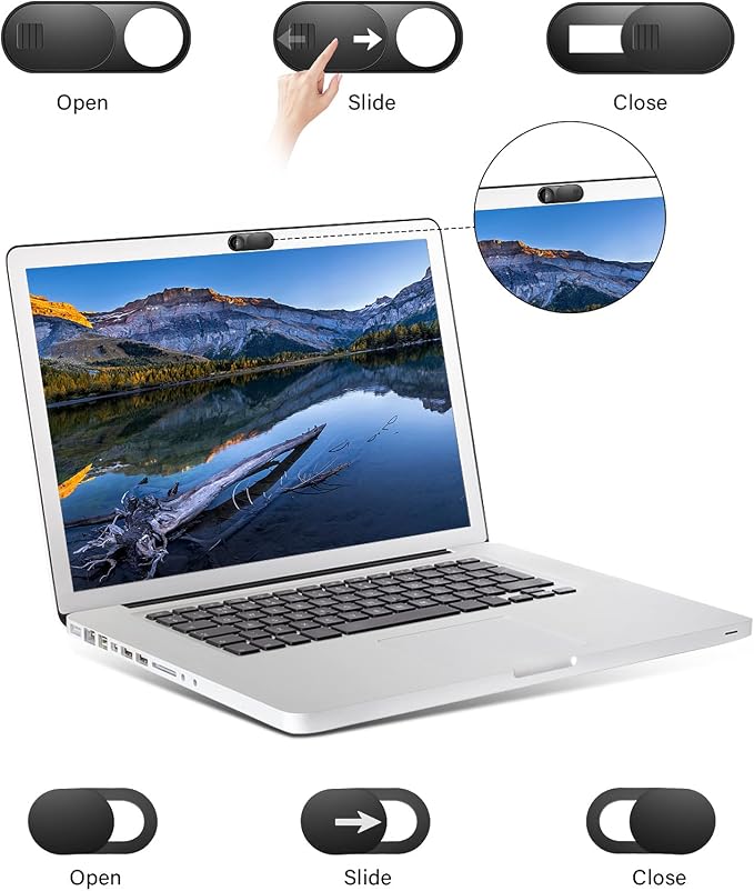 ZUCUCUC Webcam Cover Slide, 14 Pack Webcam Cover, Ultra-Thin Camera Cover - Image 7