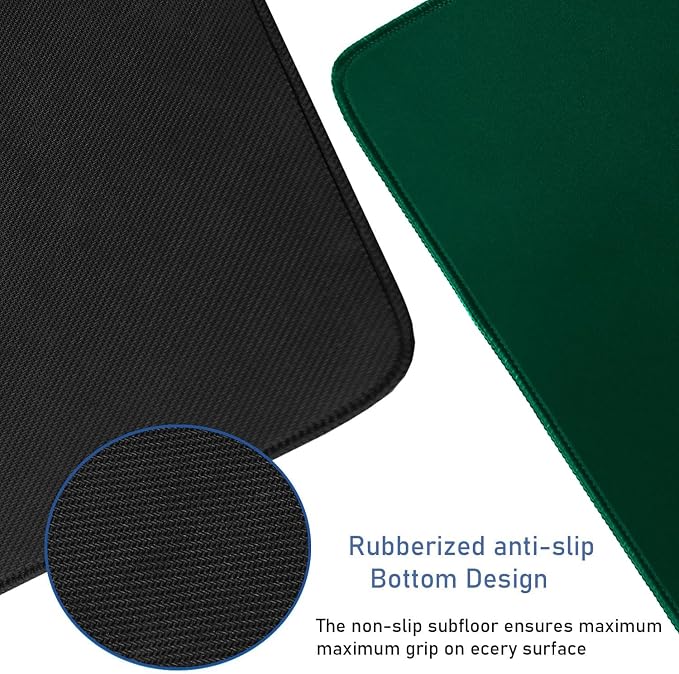 Gaming Mouse Pad with Stitched Edges, Durable Non-Slip Natural Rubber Base - Image 3