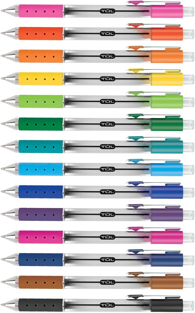 WHJJK TUL Retractable Gel Pens, Bullet Point, 0.7 mm, SG_B01NBW93N6_US - Image 2