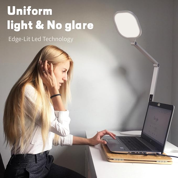 LitONES LED Desk Lamp for Home Office, Professional Eye-Caring Diffused Desk - Image 4