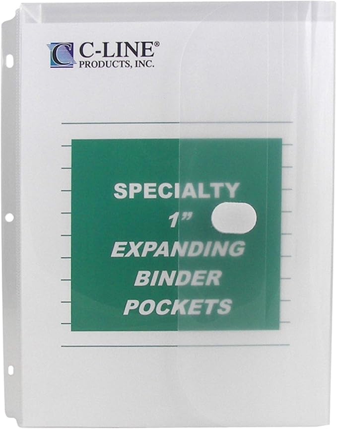 C-Line Biodegradable Acid-Free Poly Binder Pocket by C-Line