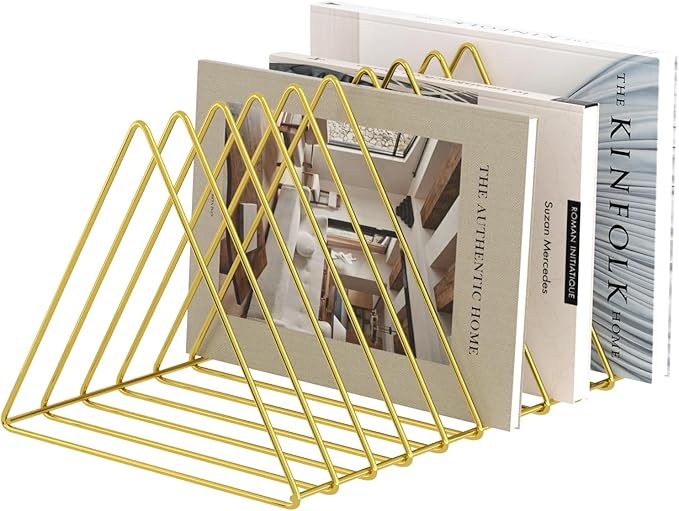Urban Deco Triangle Desk Organizers Metal Wire Magazine Holder 10 Sections by UrbanDeco