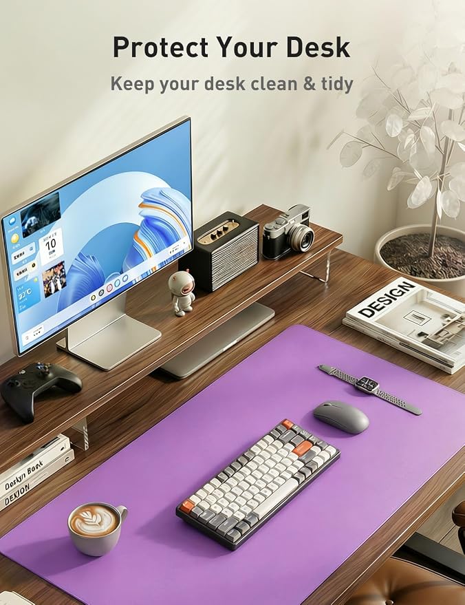 Aothia Faux Leather Desk Mat - Image 8