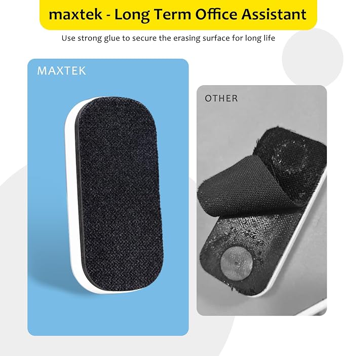 maxtek Magnetic Dry Erase Eraser, Glass Board Erasers - Image 7