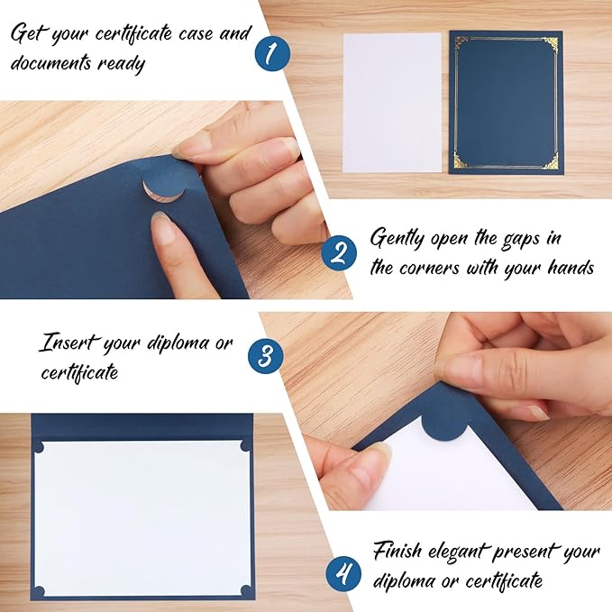 10 Packs Certificate Holders, Diploma Holders, Certificate Folders - Image 5