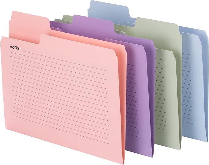 Smead SuperTab Oversized Tab File Folders, 1/3-Cut Oversized Tabs, Letter Size by SMEAD