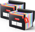 Sooez Accordion File Organizer, 13 Pockets Expanding File Folder, Portable by Sooez
