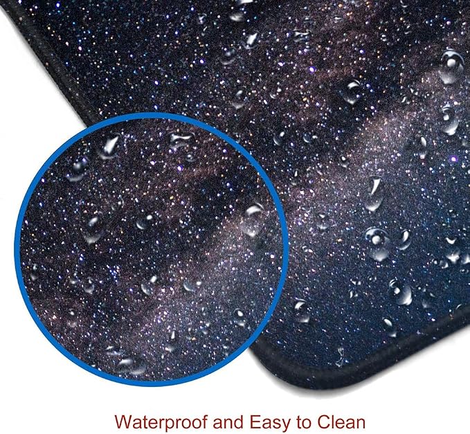 Large Gaming Mouse Pad with Stitched Edges, Galaxy Desk Mat, Extended XL - Image 5