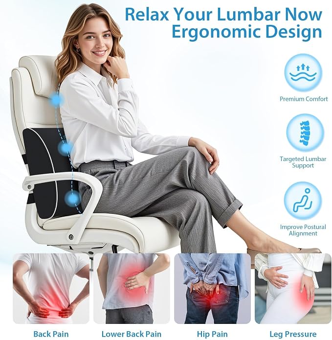 SweetSlubr Large Lumbar Support Pillow - Image 2