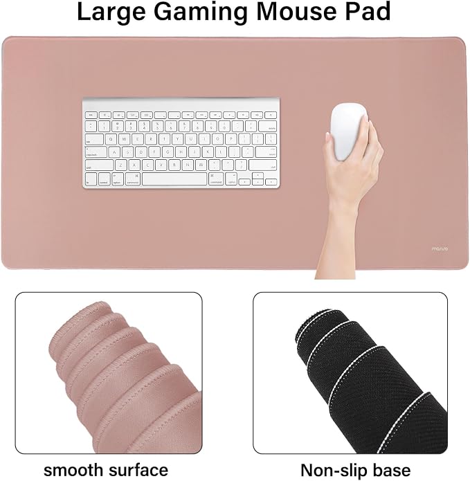 MOSISO Keyboard Mouse Pad Set, Large Gaming Mouse Pad&Rectangular Keyboard - Image 4