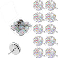 Mabor 30Pcs Decorative Thumb Tacks Glitter Rhinestone Cute Push Pins by Mabor