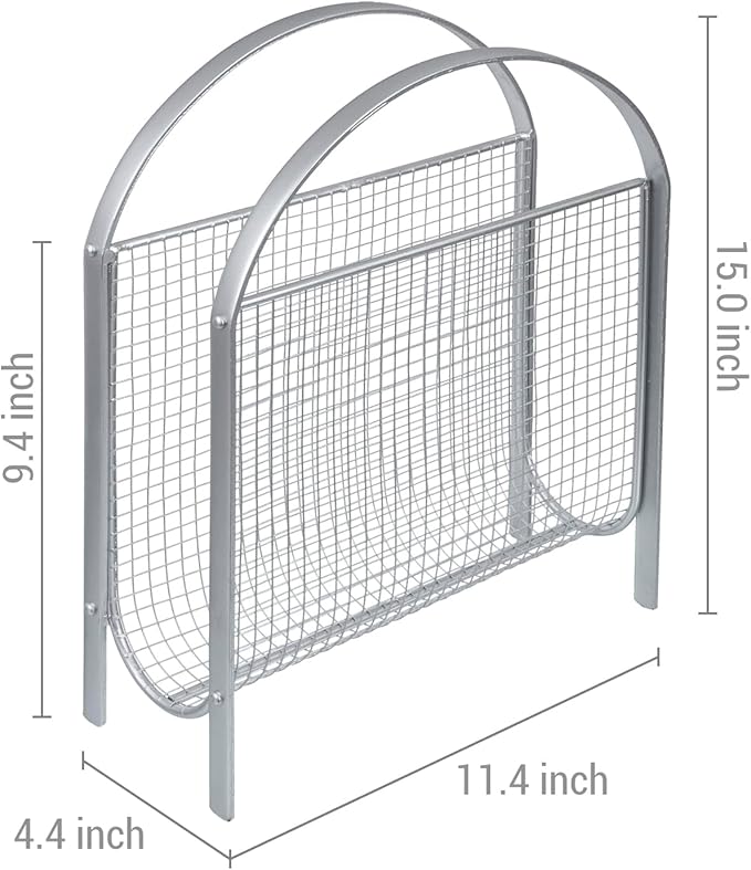 MyGift Magazine Rack, Floor Freestanding Magazine Holder - Image 5