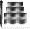 deegtran Pens Bulk, 50 Pack No Bleed Black Ink Click Pens by DEEGTRANPENS