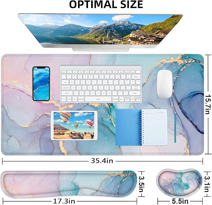 Lateefah Desk Mat, Extended Mouse Pad - Image 3
