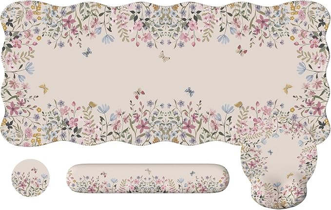 iCasso Desk Mat Set, Large Mouse Pad by iCasso