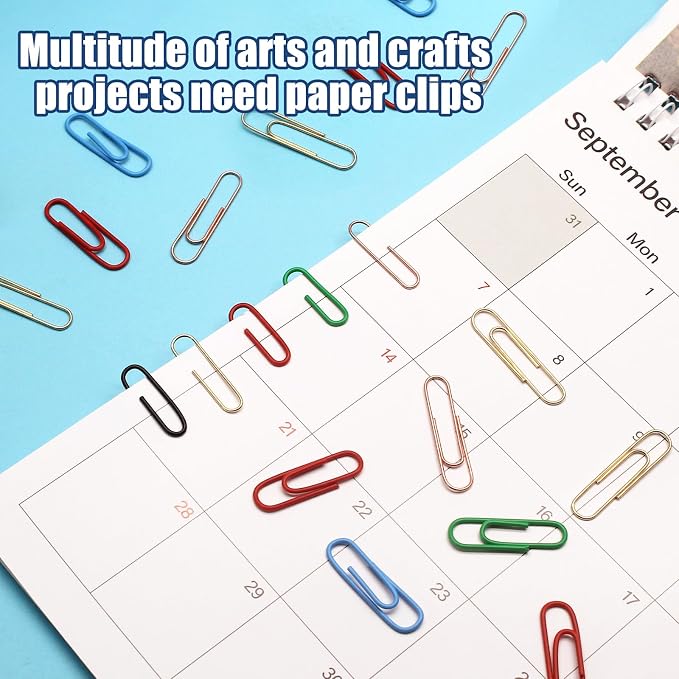 Luomorgo 120 Pcs Gold Paper Clips - Image 7
