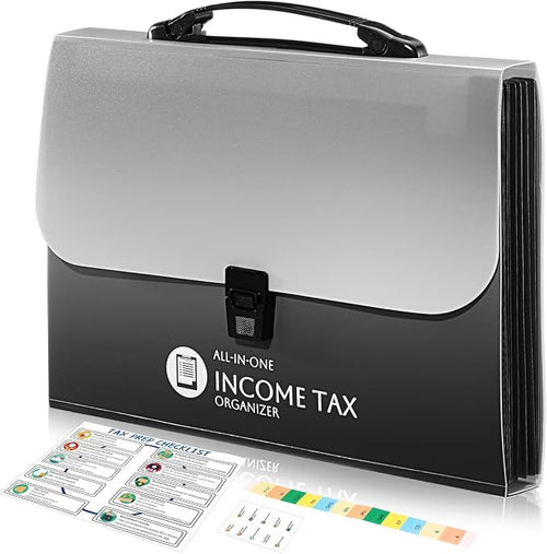 1 Set Tax Record Organizer All in One Income Tax Document Organizer 13 Pockets by Janlaugh