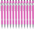 LINFANC 12 Pack Pink Ballpoint Pen by LINFANC