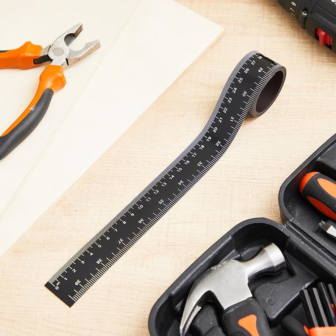 Relaxweex 1 Pcs 39.37 Inch Magnetic Ruler Flexible Tape Magnetic Tape Measure - Image 7