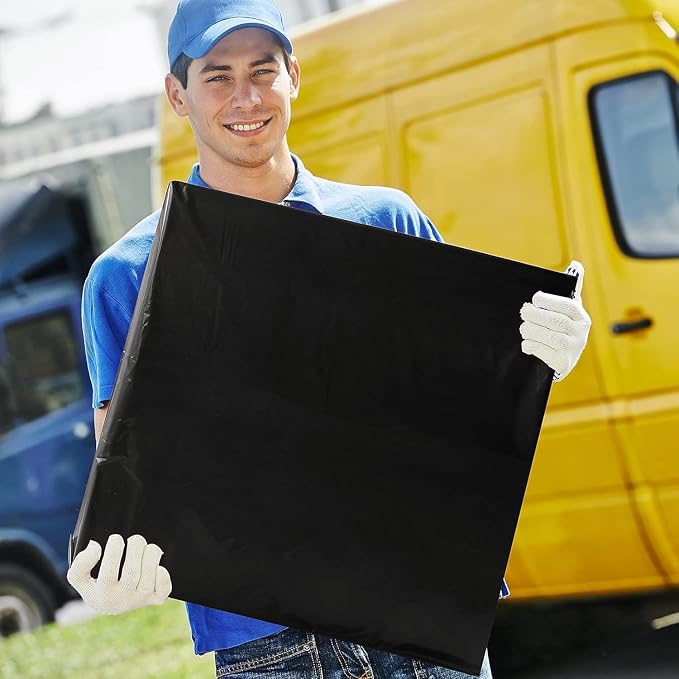Metronic Poly Mailers 24x24 900 Pcs Black, Large Shipping Bags - Image 8