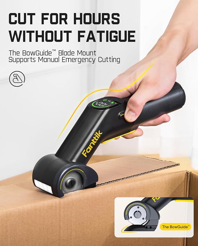 Fanttik C10 Pro BowGuide Electric Cardboard Cutter, Cordless Scissors - Image 5