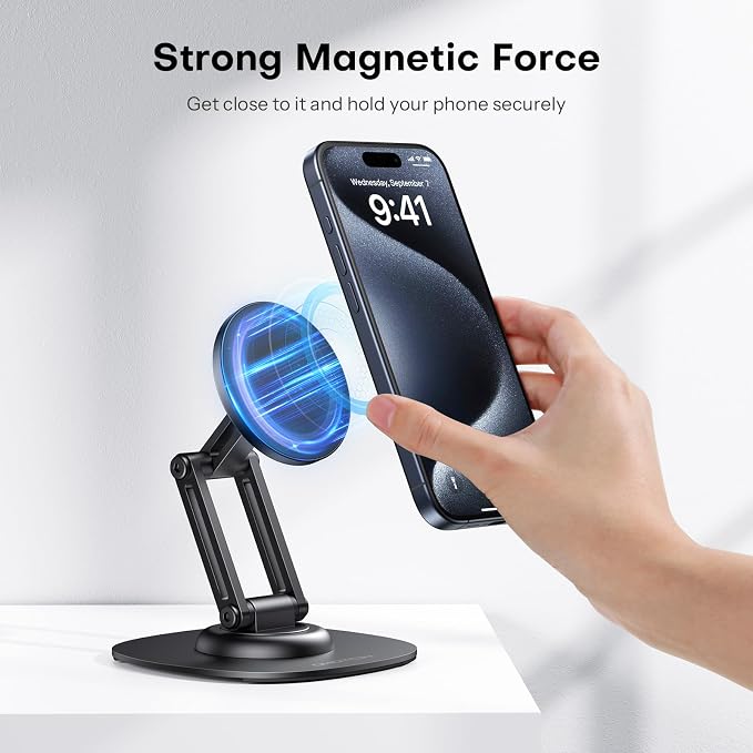 OMOTON 360° Rotating MS04 Magnetic Phone Stand - Image 9