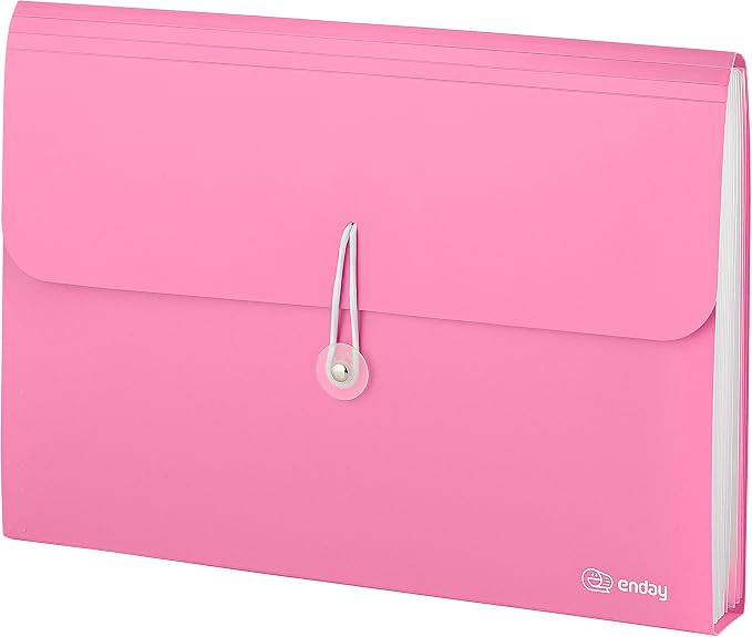 Enday Accordion File Organizer 13 Pocket Expanding File Folder by Enday