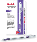 Pentel RSVP Ballpoint Pen, Fine Line, Violet Ink, Box of 12 by PentelofAmerica