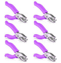 Single Hole Punch Metal Purple, 1/4” Hole Puncher by Enday