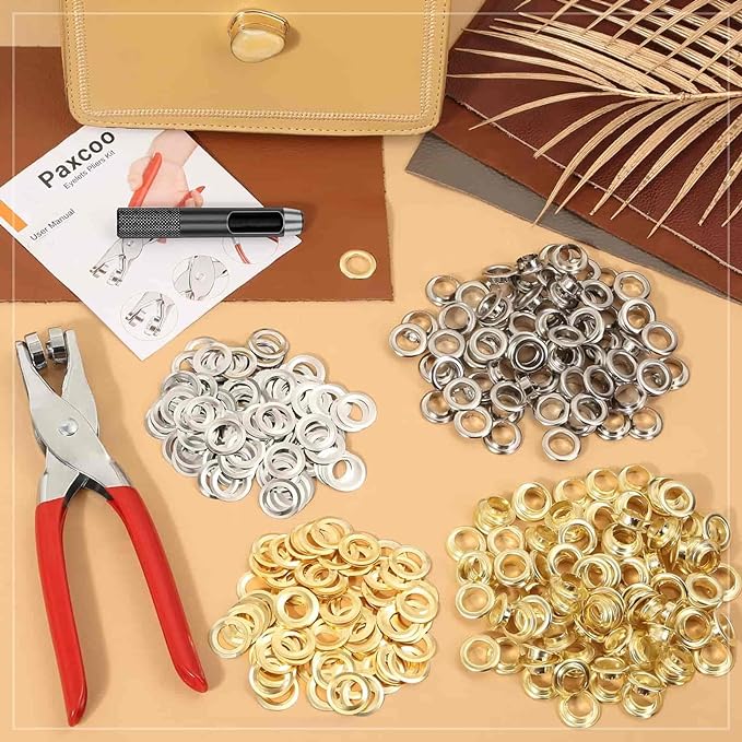 643Pcs Grommet Tool Kit 1/2 Inch Eyelet Kit - Image 5