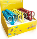 LIVINGO 24 Pack 5” Kids Scissors, Blunt Safety Blade, Left/Right Handle by LIVINGO