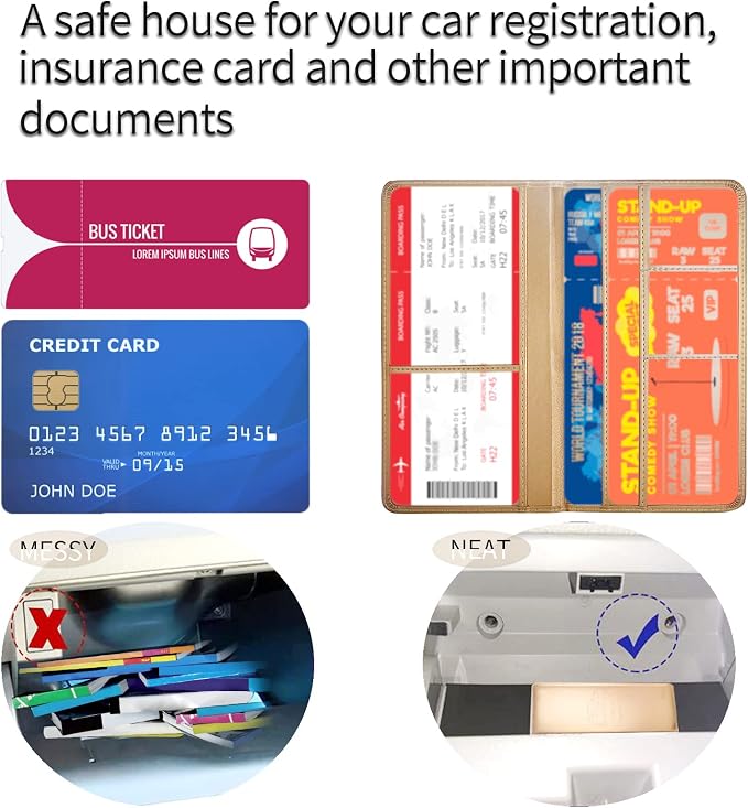 Car Registration and Insurance Card Holder - Image 5