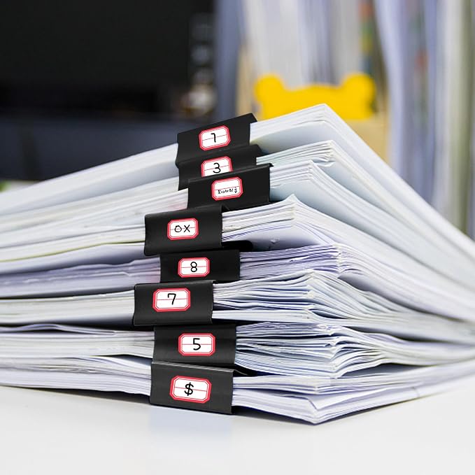 48 Pcs Large and Extra Large Binder Clips, 2 Inch Length and 1.6 Inch Length - Image 6