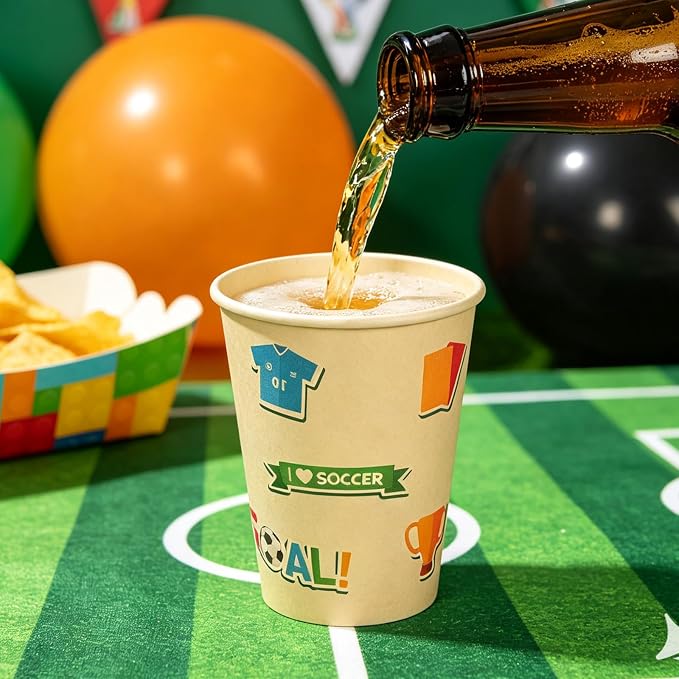 200PCS World Cup 2026 Party Supplies Soccer Party Supplies Disposable - Image 6