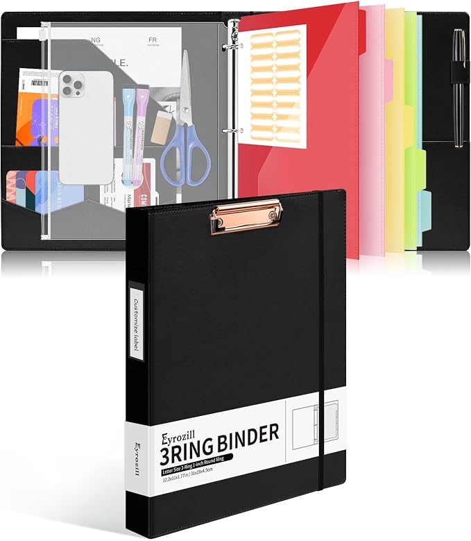 Eyrozill Professional Leather Binder Portfolio by EYROZILL