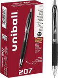 uniball 207 Retractable Gel Pens, Bold Point, 12 Pack by uni-ball